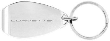 Light Gray Corvette Silver Bottle Opener
