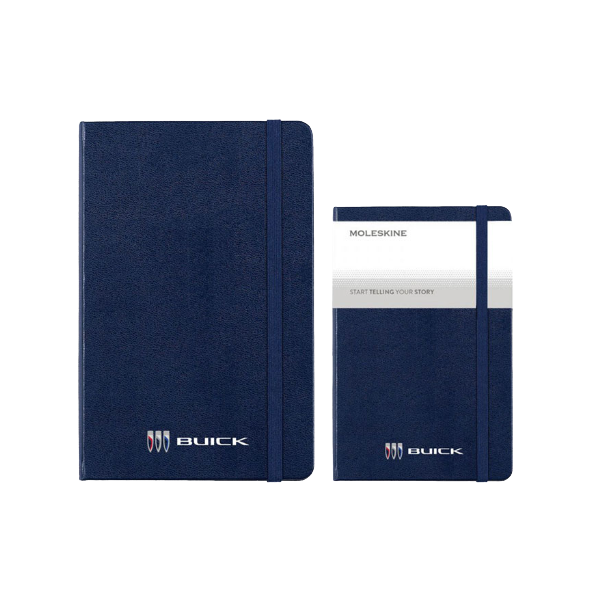 Dark Slate Gray Buick Moleskin Notebook