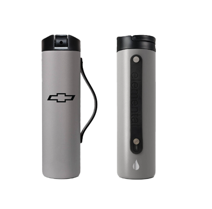 Light Slate Gray Chevrolet 20oz Iconic Sport Water Bottle