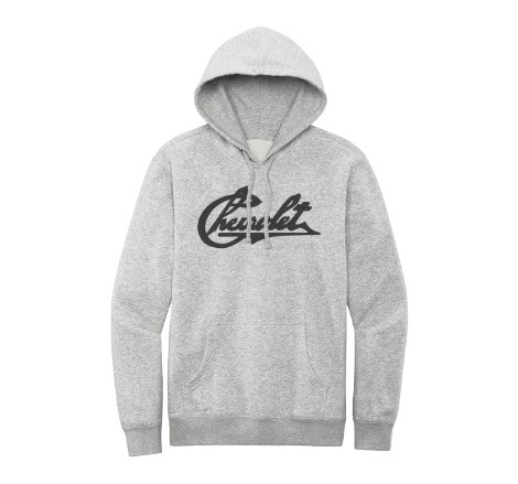 Gray Chevrolet Vintage Adult Unisex Fleece Hoodie