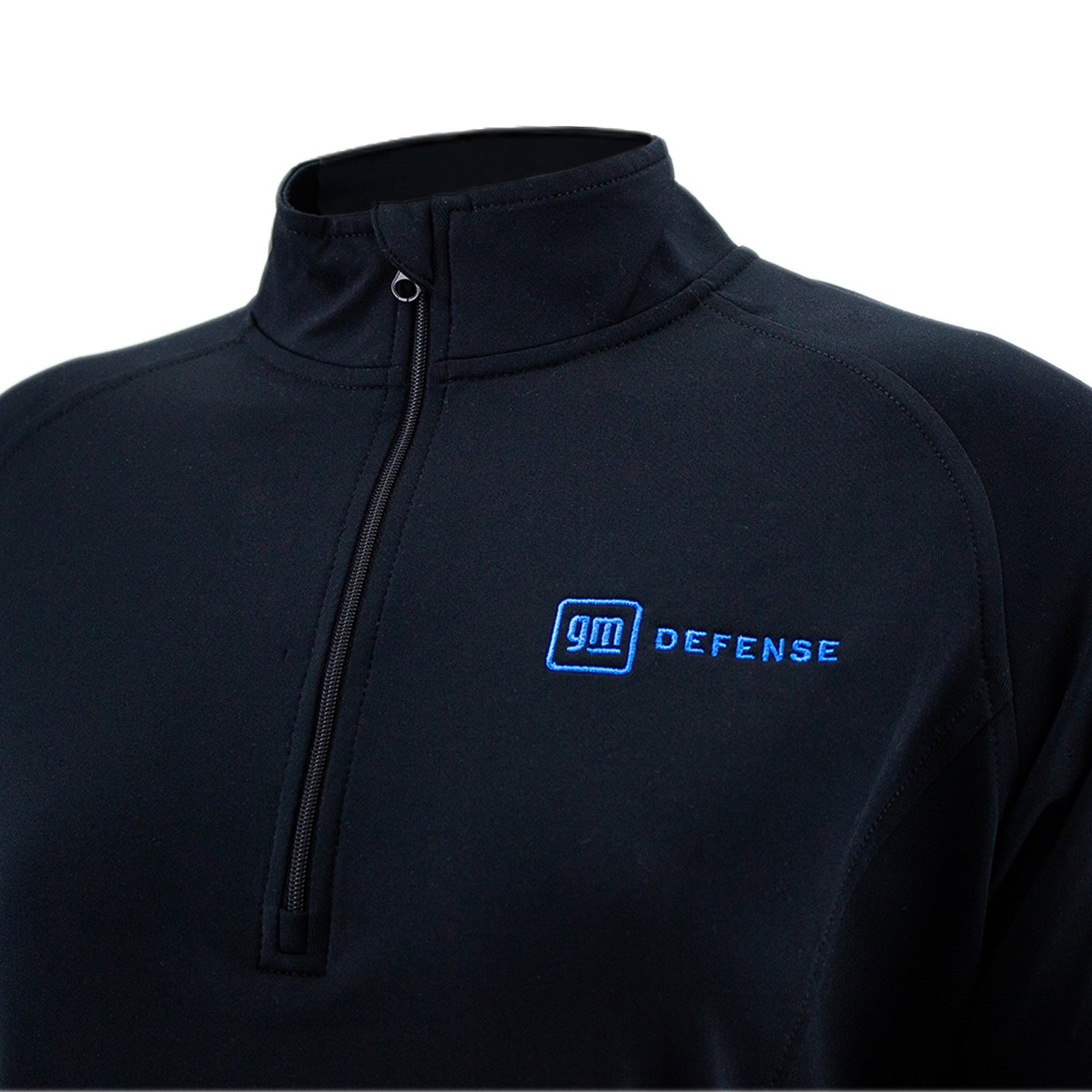 Black GM Defense Sport-Tek® Ladies Sport-Wick® Stretch 1/4-Zip Pullover