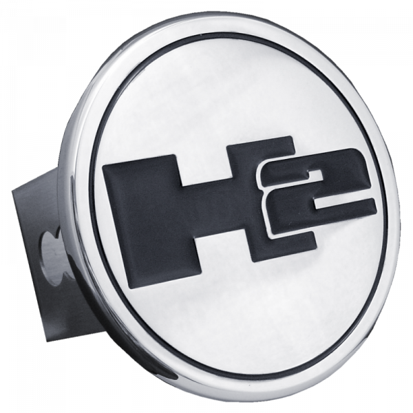 Lavender H2 Chrome Trailer Hitch Plug