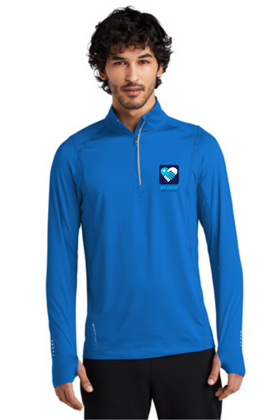 Dark Cyan GM Cares Ogio Nexus 1/4-Zip Pullover