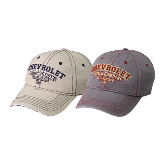 Slate Gray Chevrolet Collegiate Cap