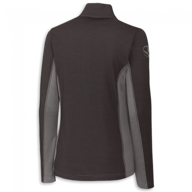 Dark Slate Gray Corvette Racing Women's Colorblock Quarter-Zip