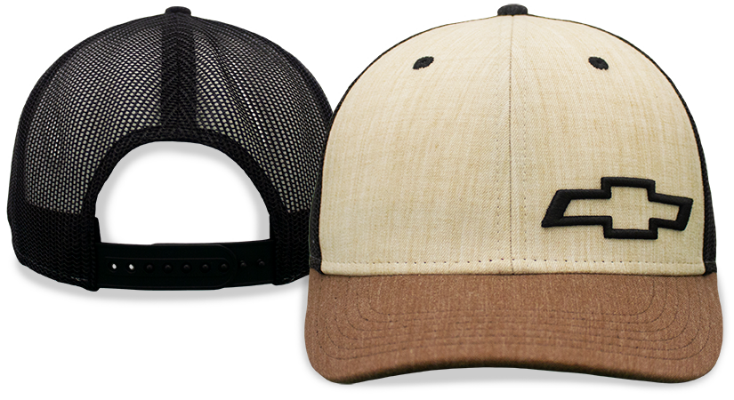 Tan Chevrolet Twill Mesh Back Cap