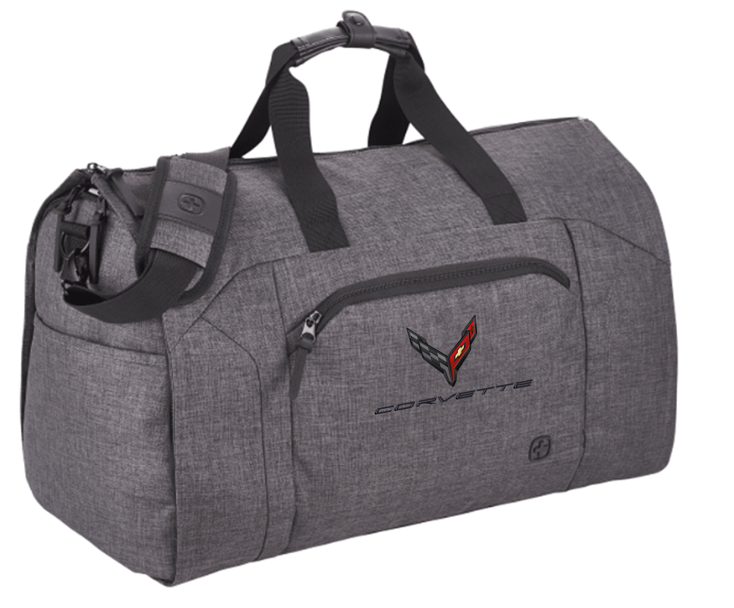 Dim Gray Corvette C8 RPET Garment Duffle Bag