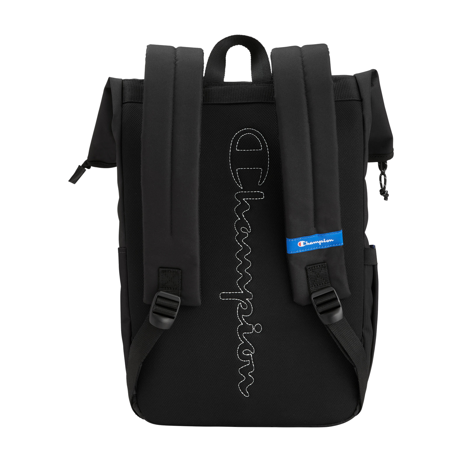 Black PDT Champion Roll Top Travel Backpack