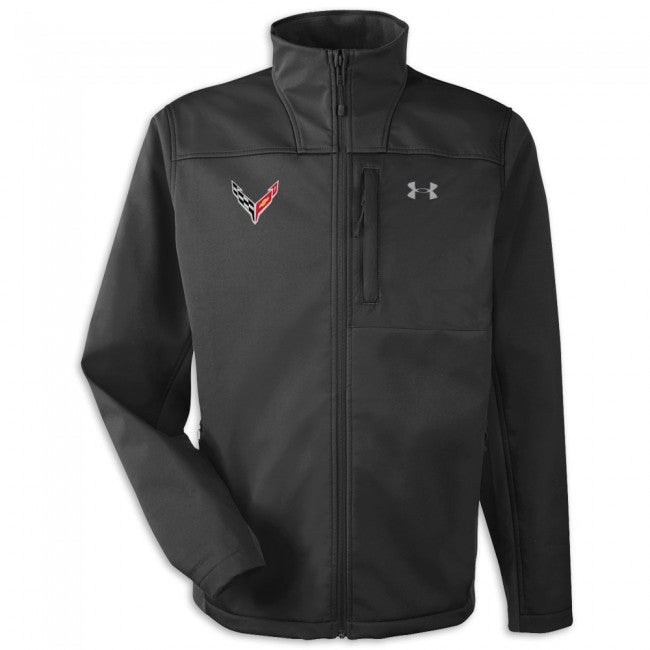 Dark Slate Gray Corvette C8 Under Armour ColdGear Jacket