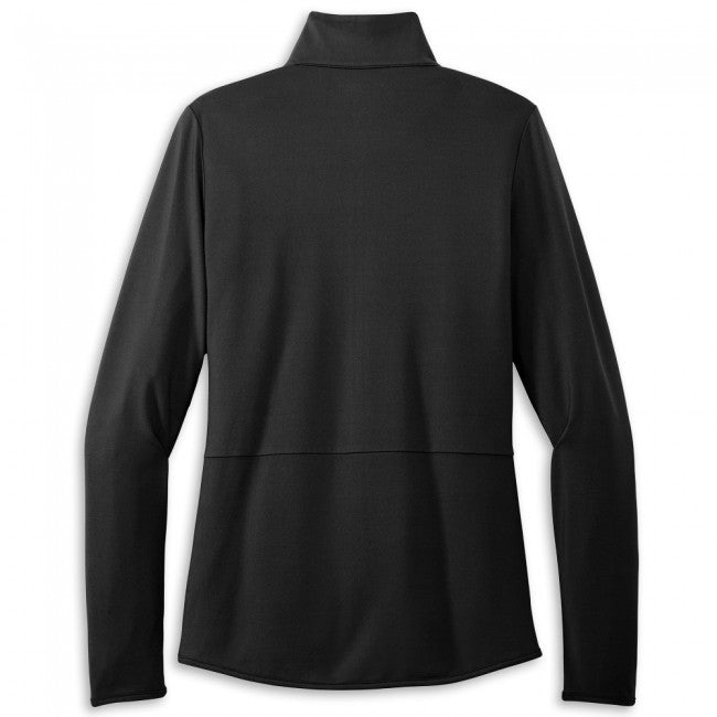Dark Slate Gray Corvette C8 Women's Stretch Full-Zip Fleece