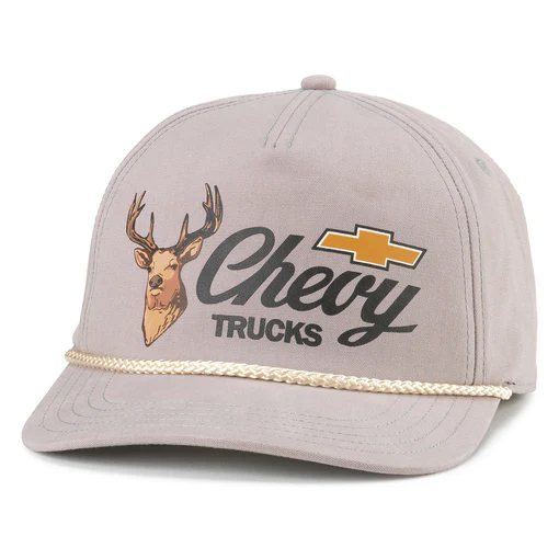 Gray Chevy Trucks Canvas Cap
