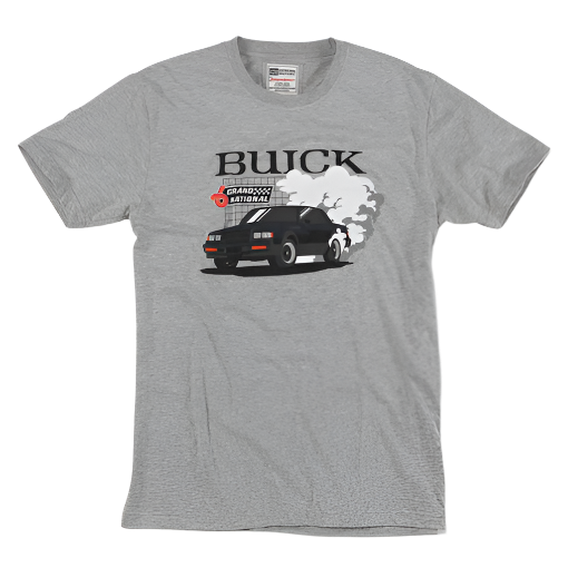 Dark Gray Buick Brass Tacks Grand National T-Shirt