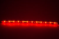 Red 2010-2015 Camaro SS - SS Style Illuminated Fuel Rail Covers Perforated