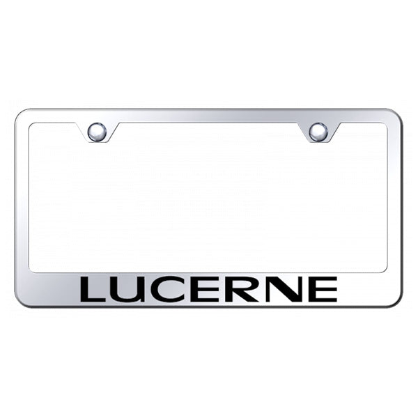Lucerne Stainless Steel Frame - Laser Etched Mirrored