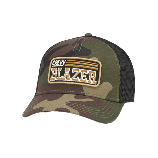 Dark Olive Green Chevy Blazer Twill Valin Patch Cap