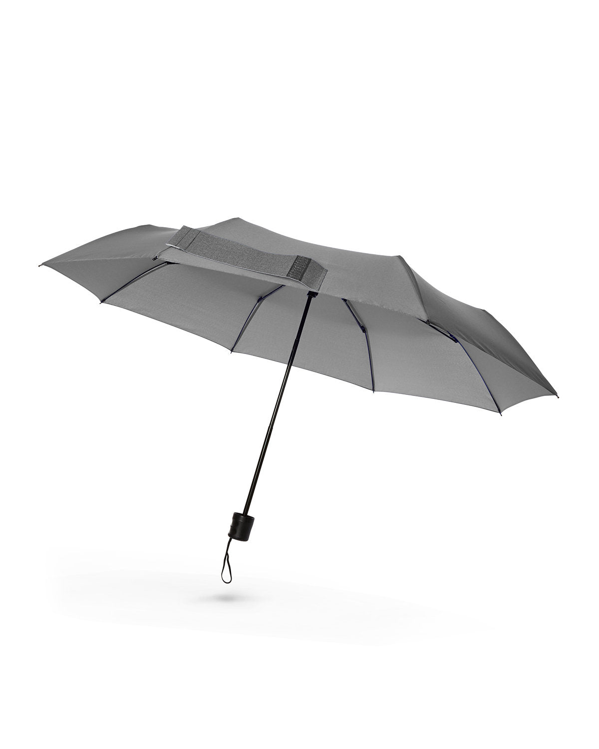 Slate Gray Camaro Debossed Strap Manual Open Umbrella