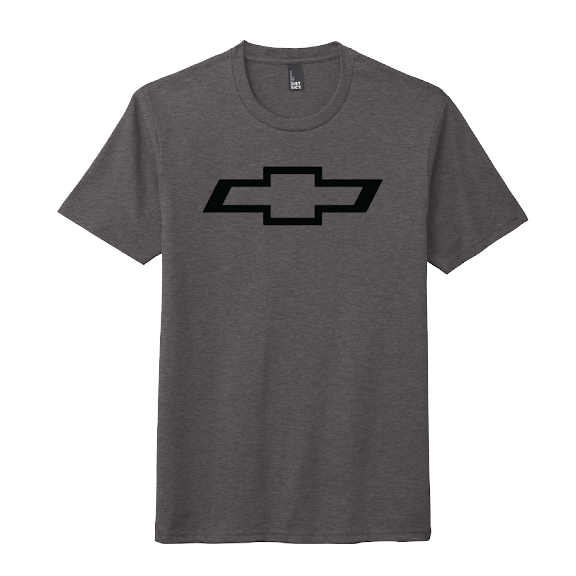 Dark Slate Gray Chevrolet Bowtie Adult Unisex Tee