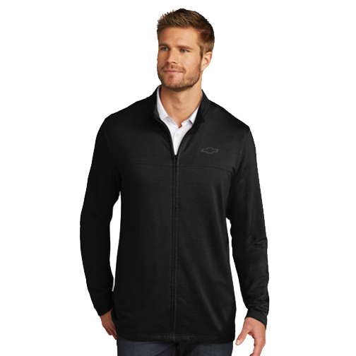 Black TravisMathew Chevrolet Men's Newport Full-Zip Fleece