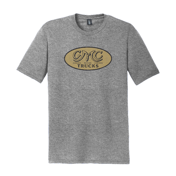 Light Slate Gray Classic Oval GMC Trucks Perfect Tri Tee