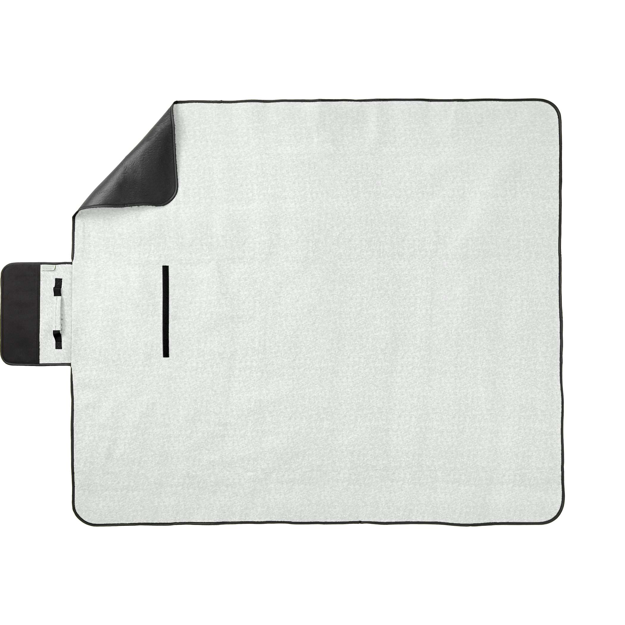 Light Gray Corvette C8 Recycled PET Oversized Picnic Blanket