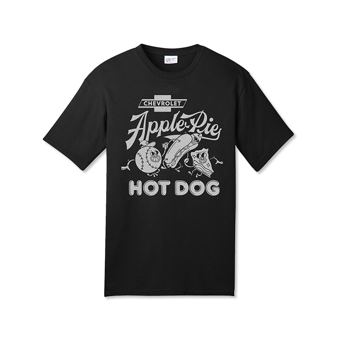 GMCs Chevy Apple Pie Hot Dog Tee *Made in The USA M