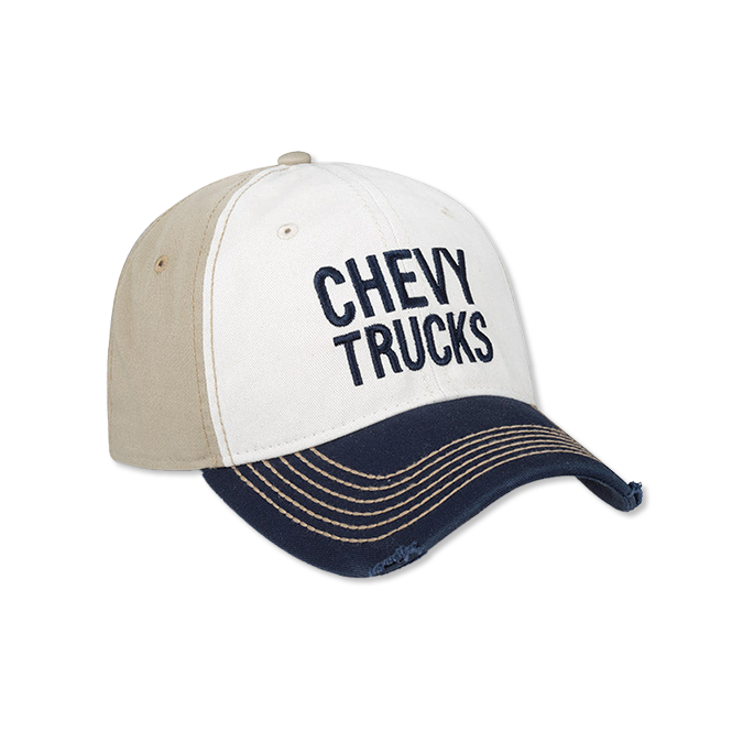 Dark Slate Gray Chevy Truck Tri-Color Cap