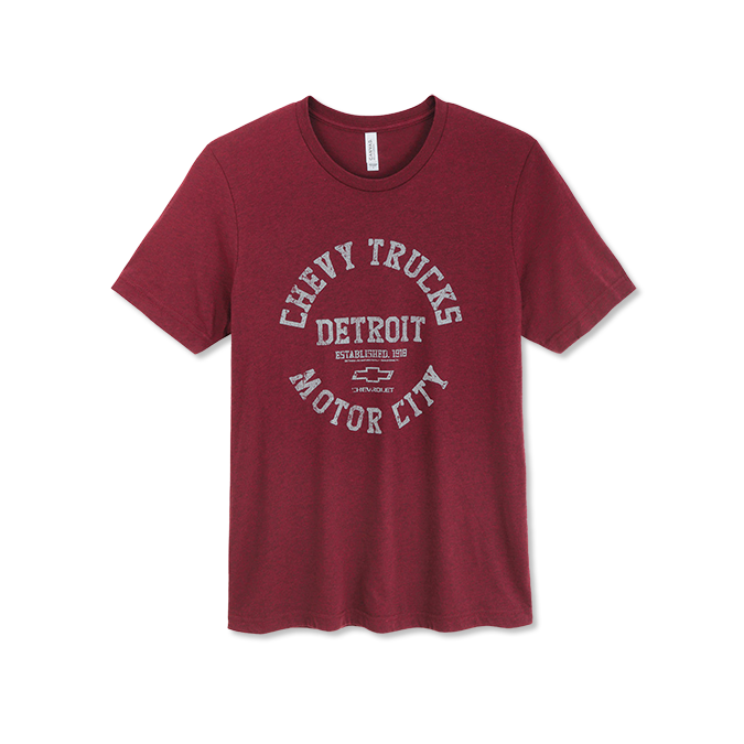 Brown Chevy Trucks Detroit Motor City Tee