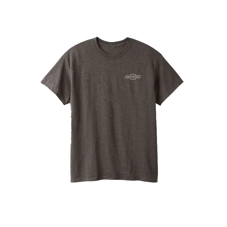 Dark Slate Gray Chevrolet Windows Down T-Shirt