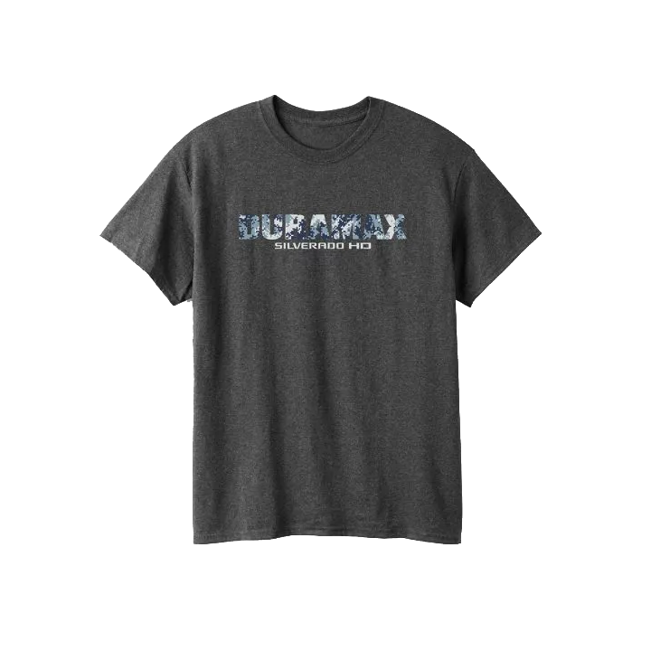 Dark Slate Gray Chevy Silverado HD Duramax Digi Camo T-Shirt