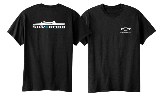 Black Silverado EV T-Shirt with Graphic