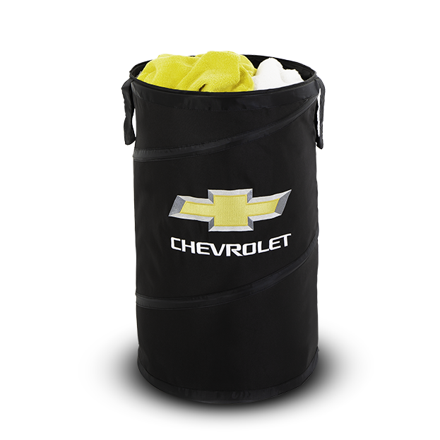 Black Chevrolet Pop-Up Spiral Bin