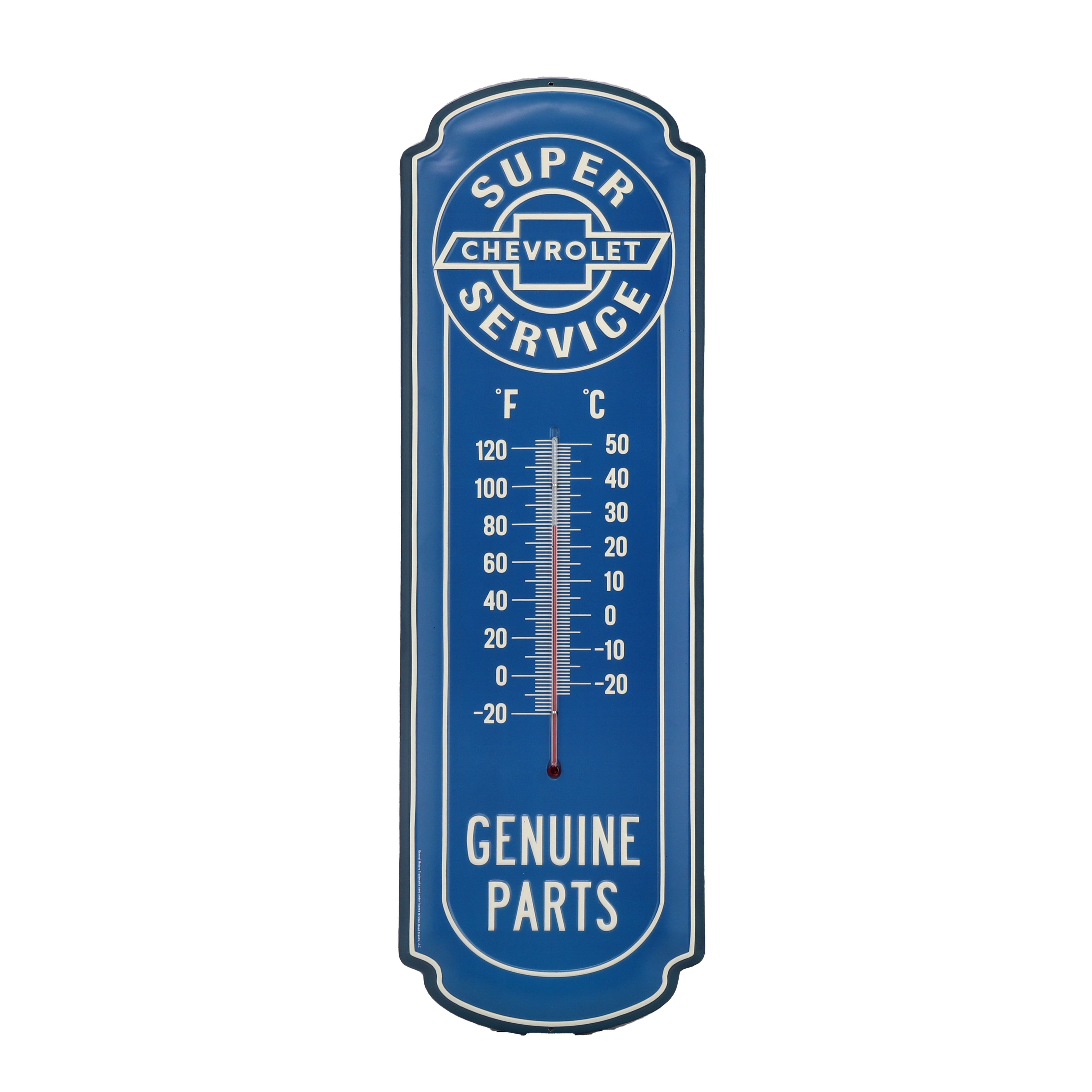 Full Service Garage Metal Wall Thermometer