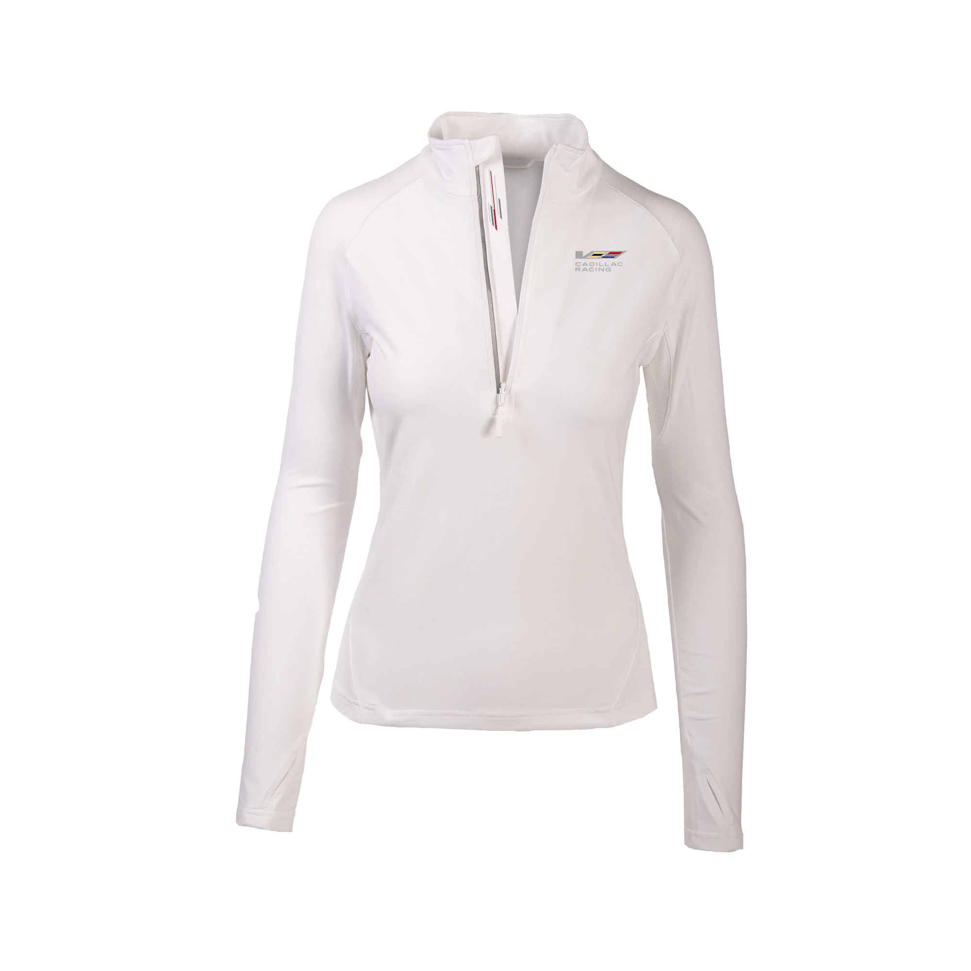 Light Gray Cadillac Racing Women's Energy Half Zip