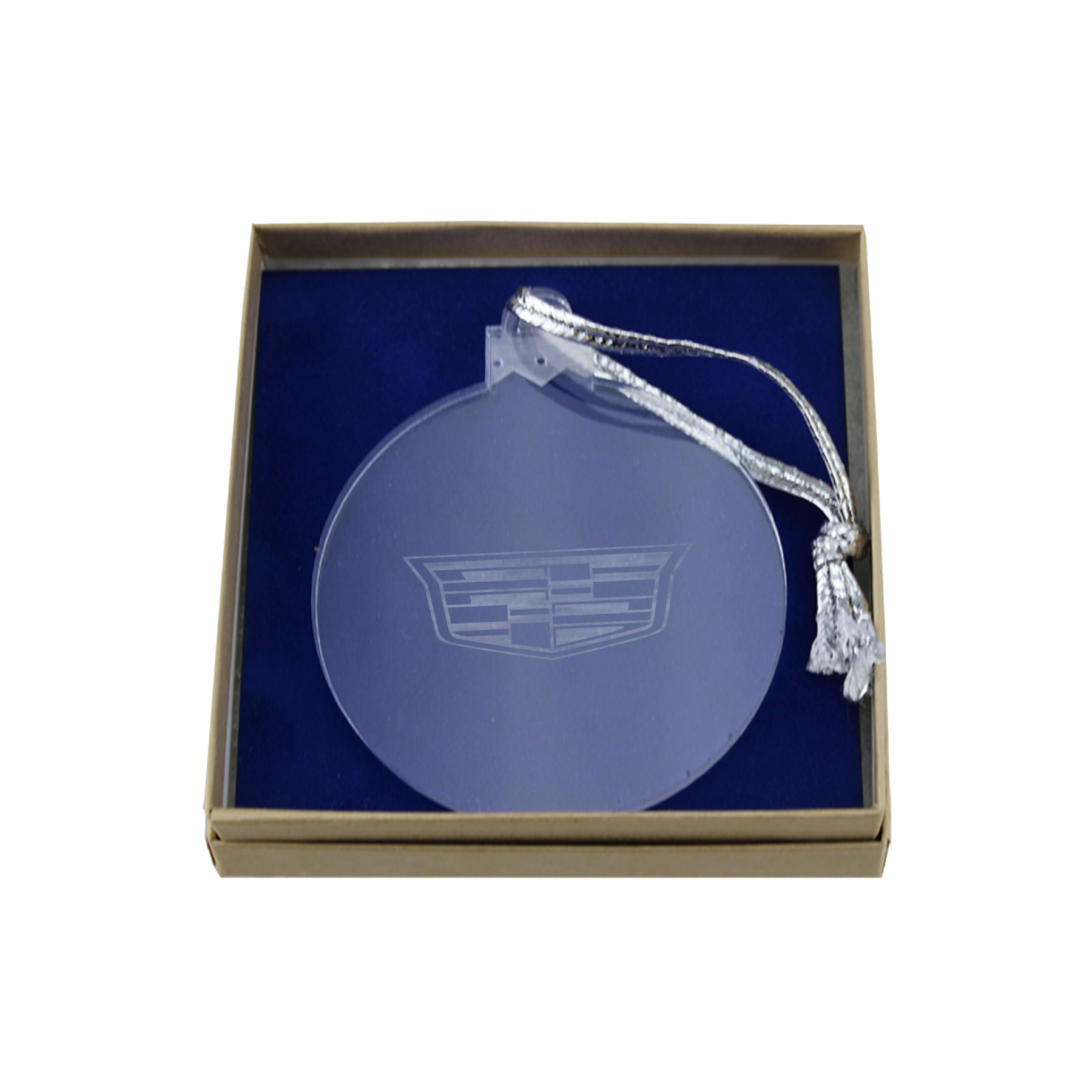 Dark Slate Gray Cadillac Engraved Ornament