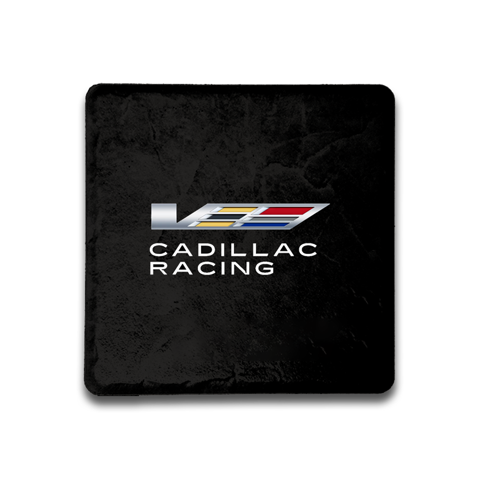 Black Cadillac Racing Stone Tile Coaster