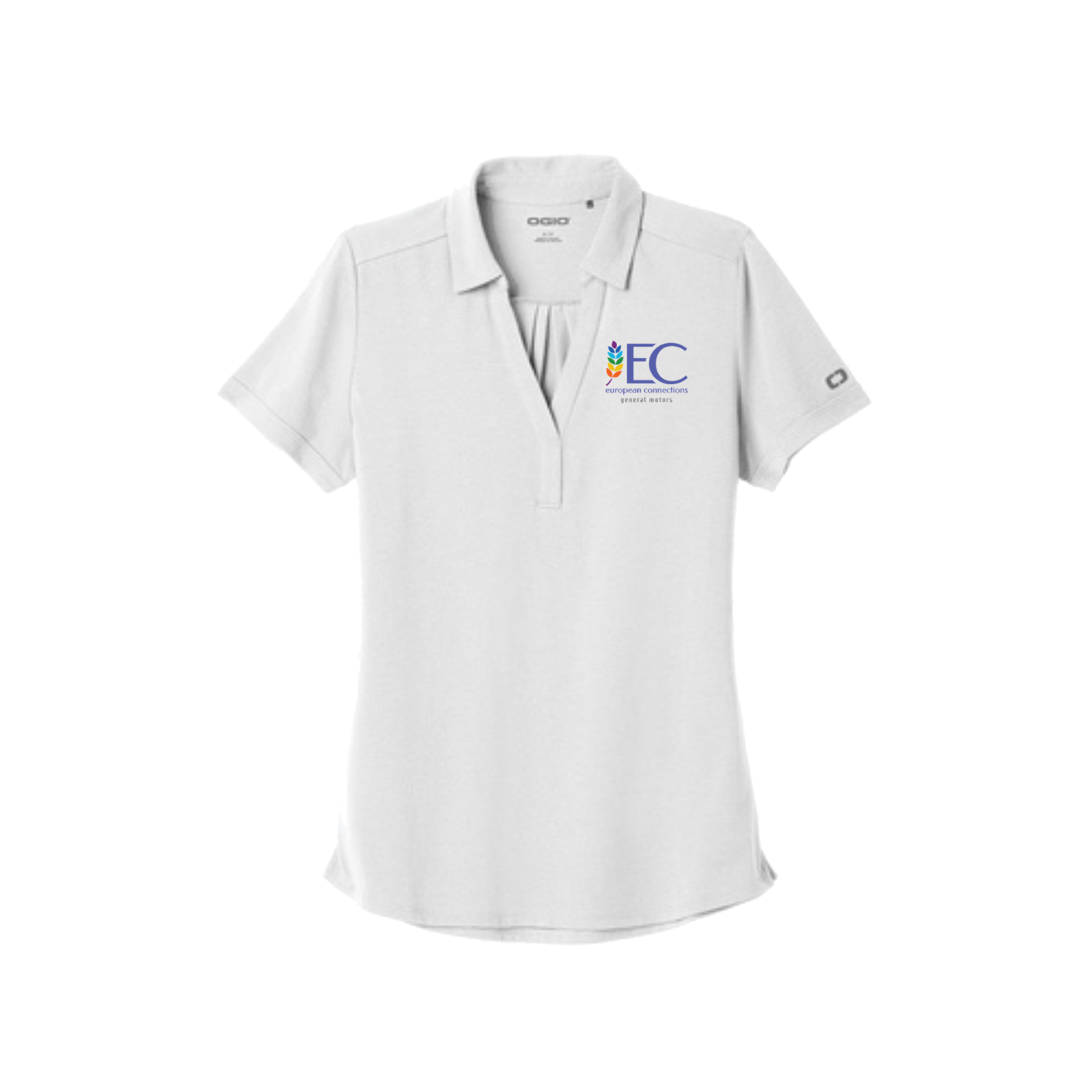 Light Gray GM European Connections ERG Women's OGIO Polo