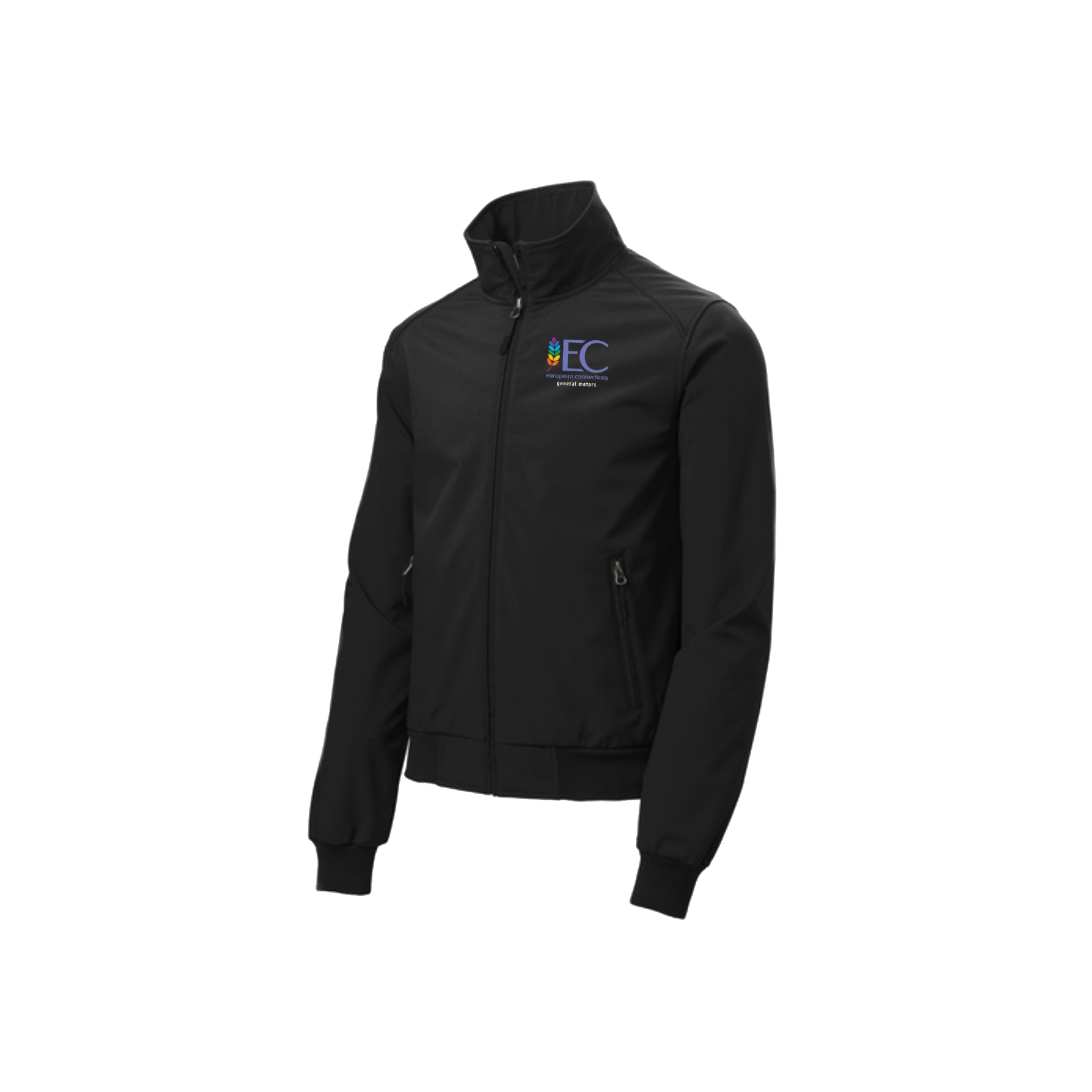 Black GM European Connections ERG Men's Bomber Jacket