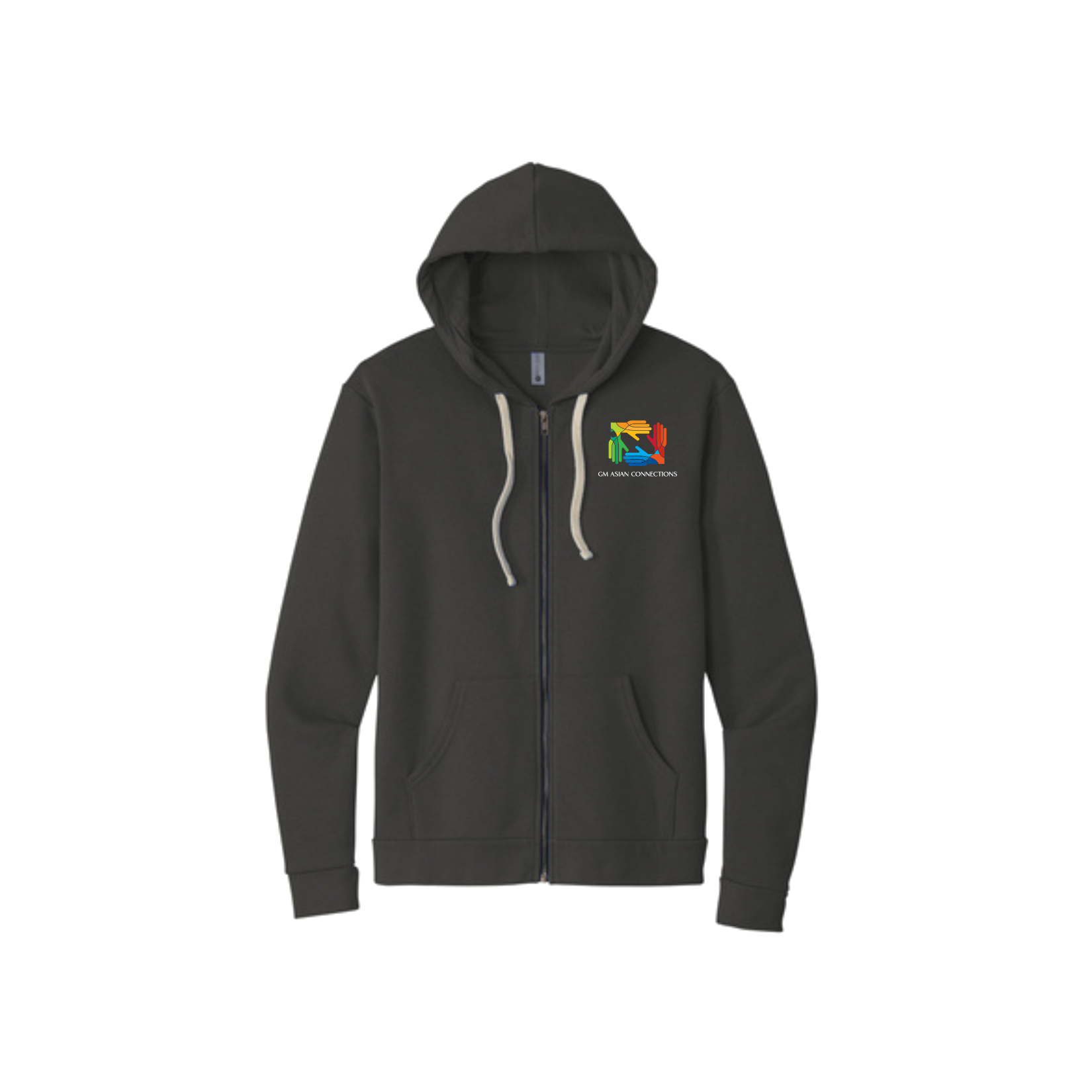 Dark Slate Gray GM Asian Connections ERG Zip-Up Hoodie