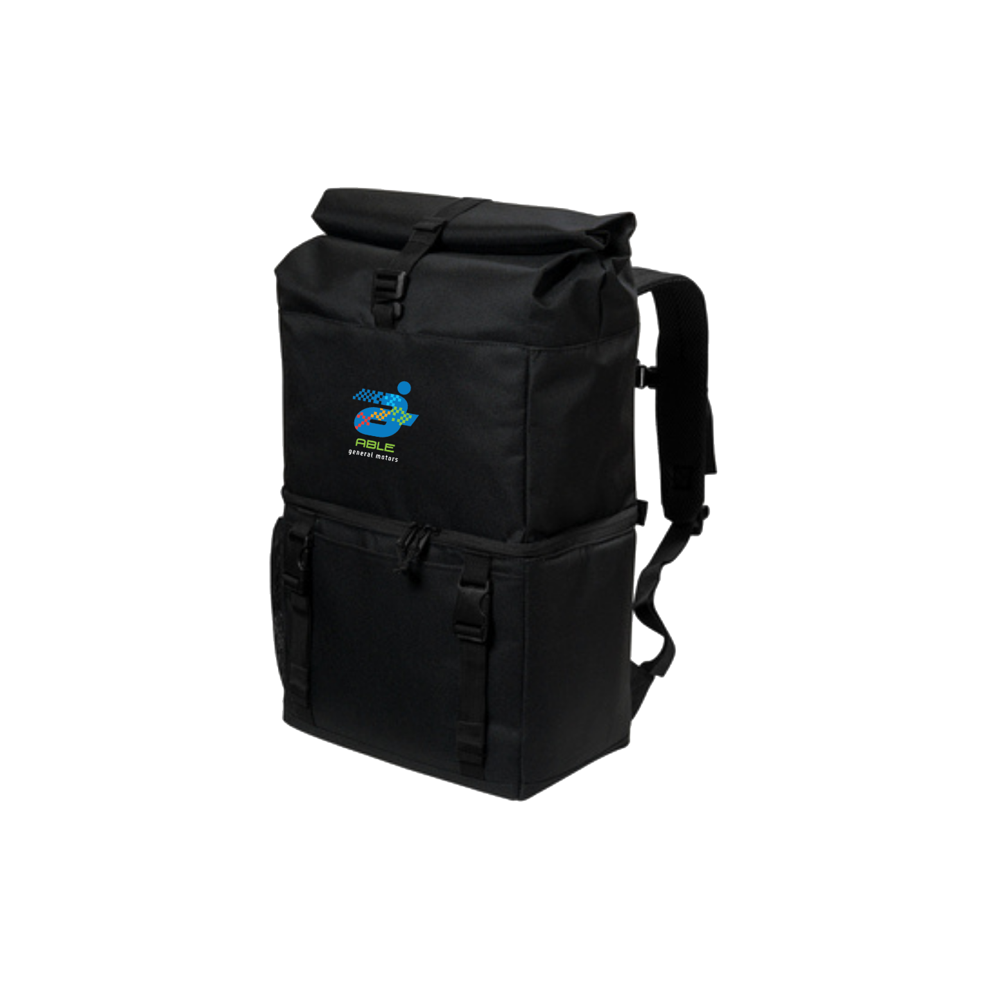 Black GM ABLE ERG Backpack Cooler