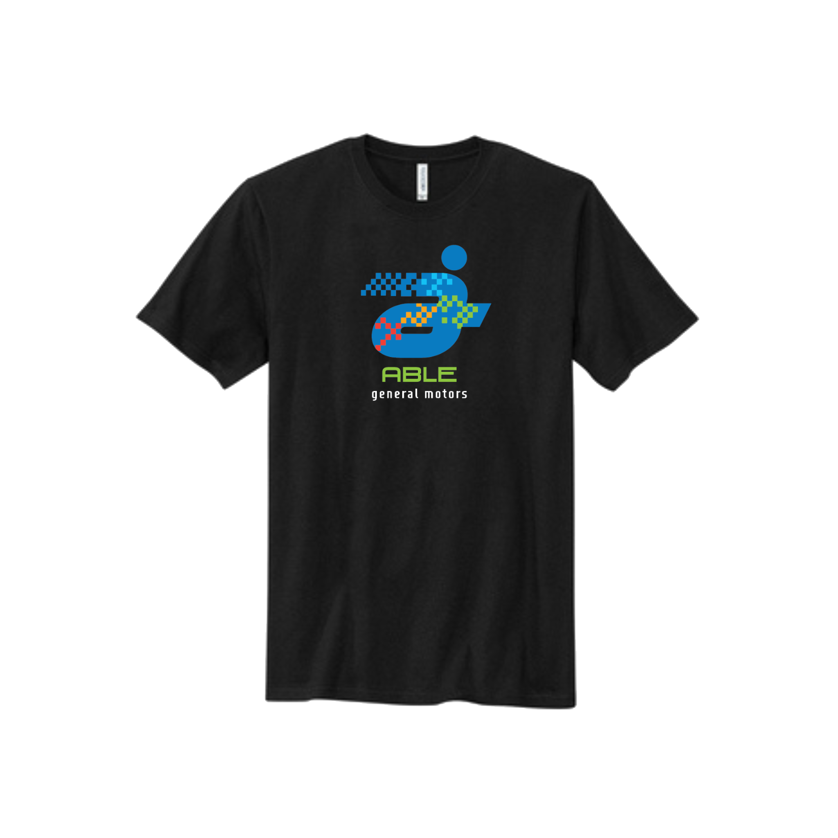 Black GM ABLE ERG USA Made T-Shirt