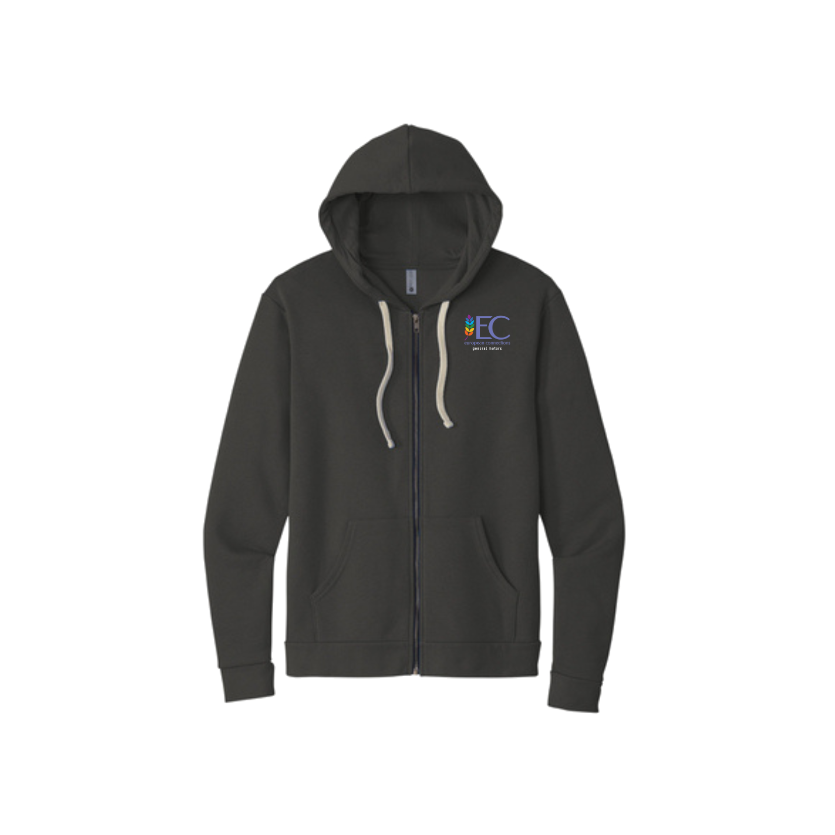 Dark Slate Gray GM European Connections ERG Zip-Up Hoodie