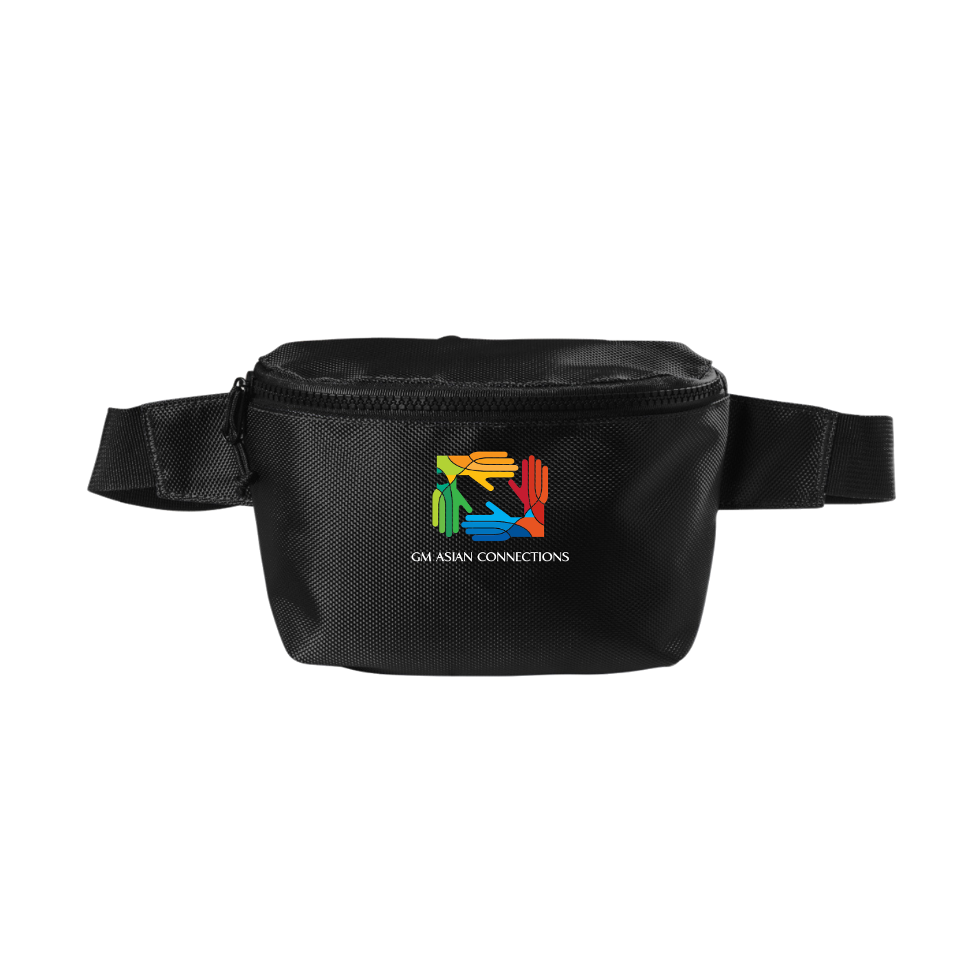Black GM Asian Connections ERG Hip Pack