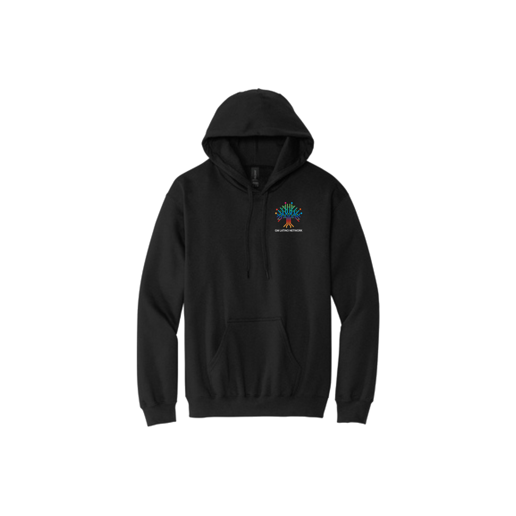 Black GM Latino Network ERG Soft Hoodie