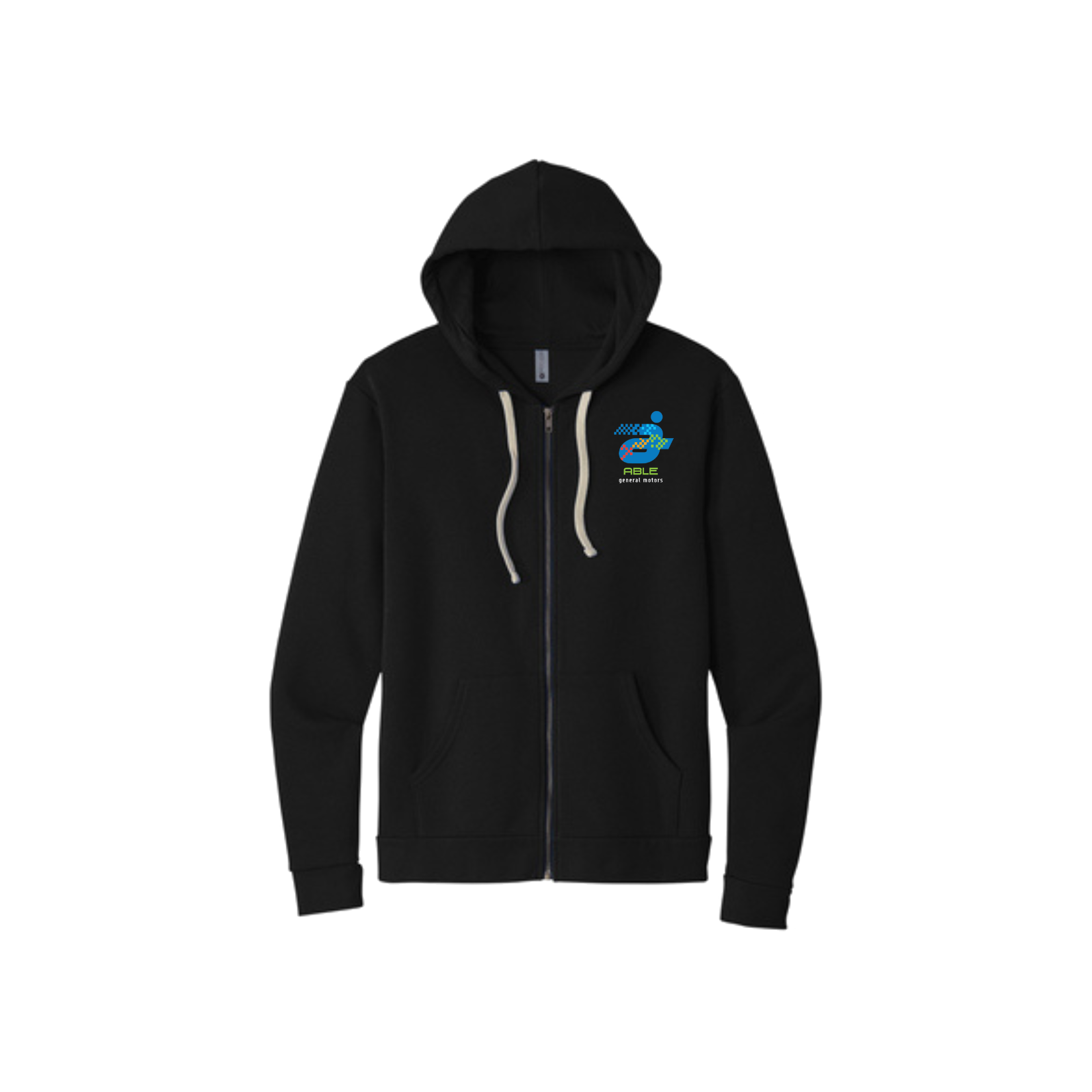 Black GM ABLE ERG Zip-Up Hoodie