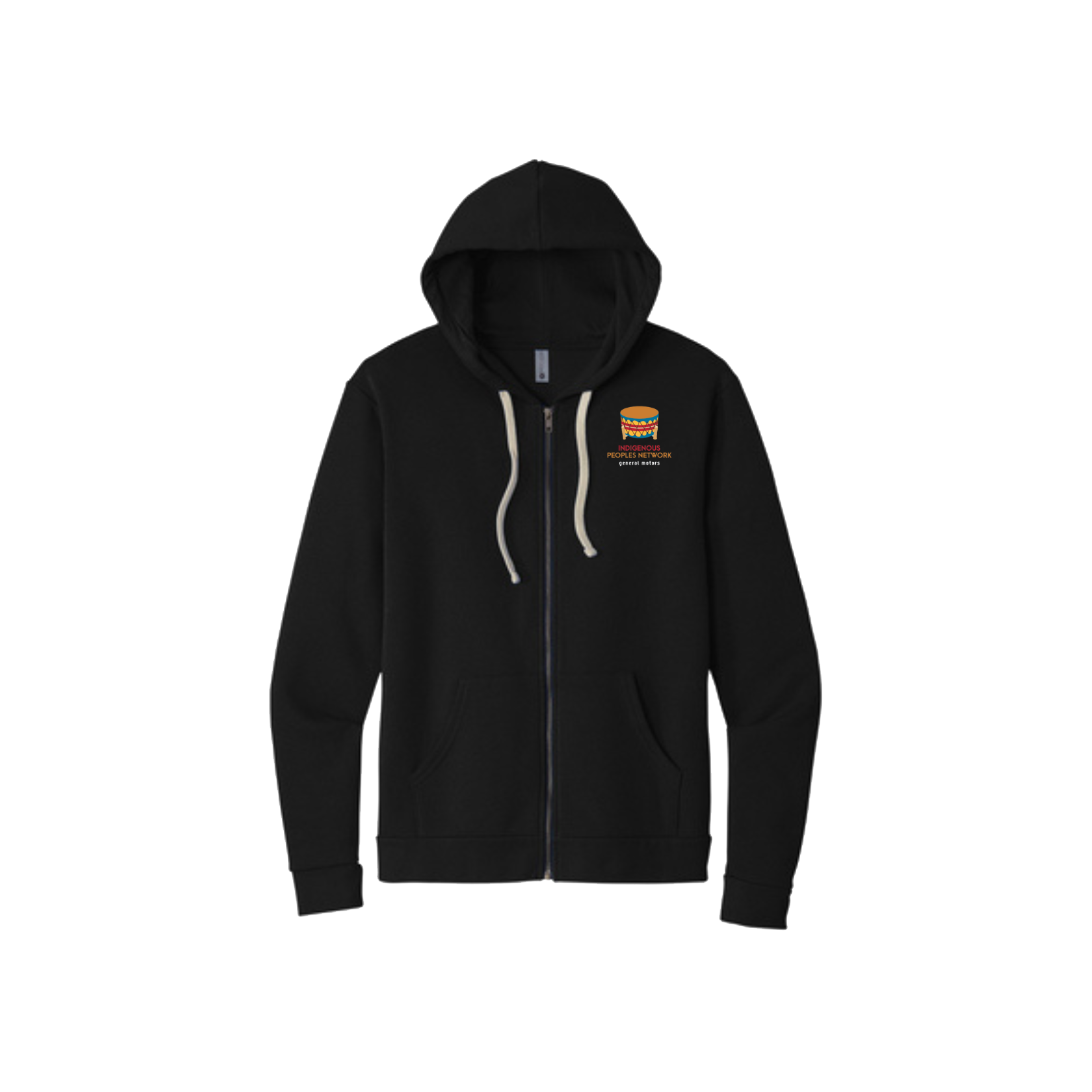 Black GM Indigenous Peoples Network ERG Zip-Up Hoodie