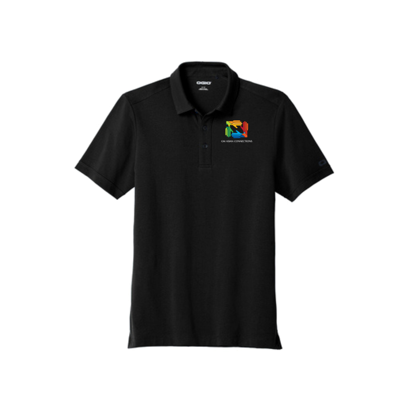 Black GM Asian Connections ERG OGIO Polo