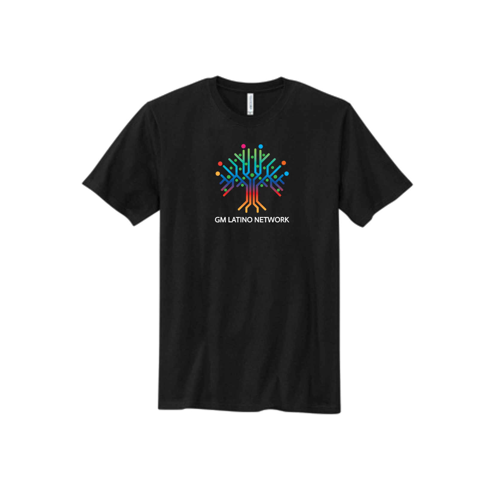 Black GM Latino Network ERG USA Made T-Shirt