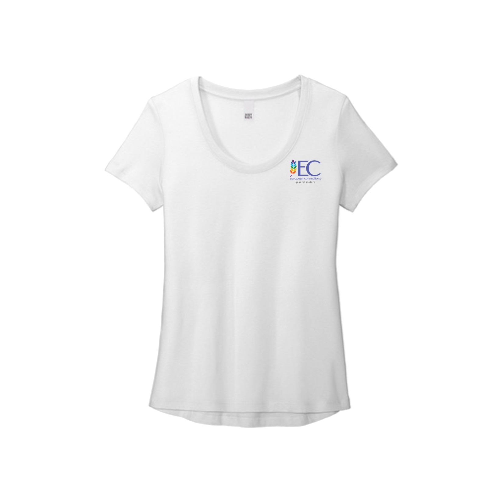 Light Gray GM European Connections ERG Scoop Neck Tee