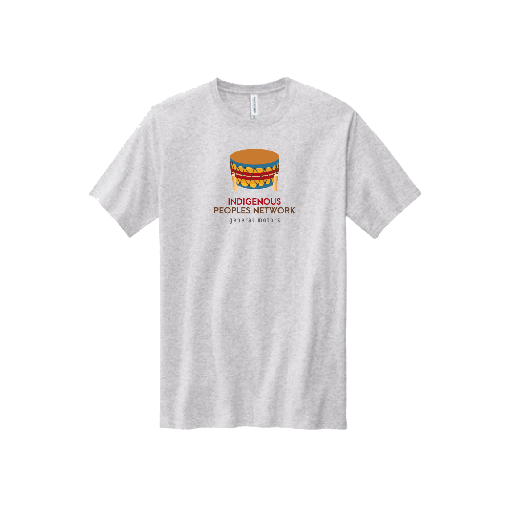 Light Gray GM Indigenous Peoples Network ERG USA Made T-Shirt