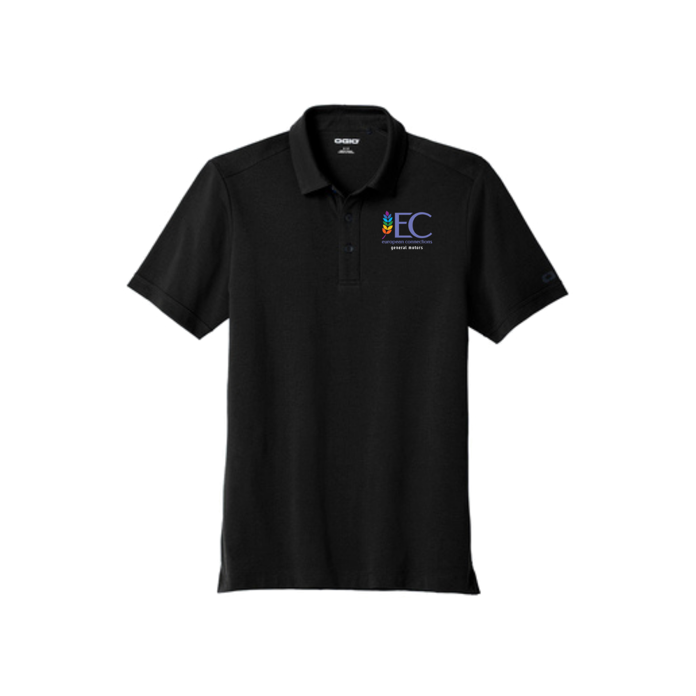 Black GM European Connections ERG OGIO Polo